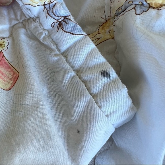 Beatrix Potter Peter Rabbit Quilted Toddler Quilt Blanket 49x38 PBK? GUC Flaws - Picture 16 of 16